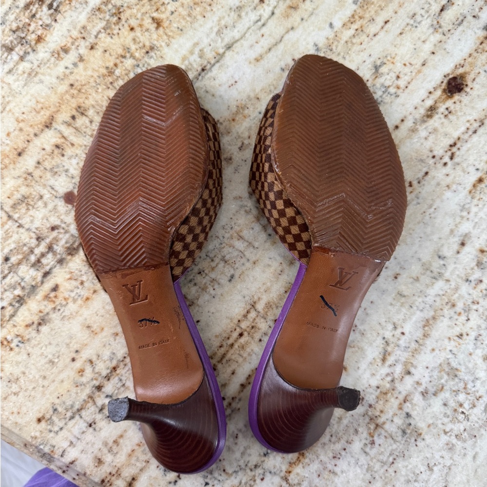Louis Vuitton Ponyhair Sandals - Picture 4 of 4